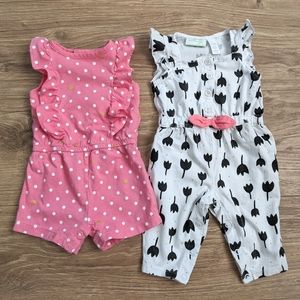 Baby Girl Romper Bundle